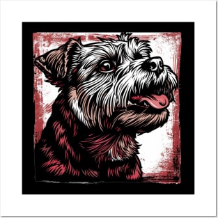 Retro Art Yorkshire Terrier Dog Lover Posters and Art
